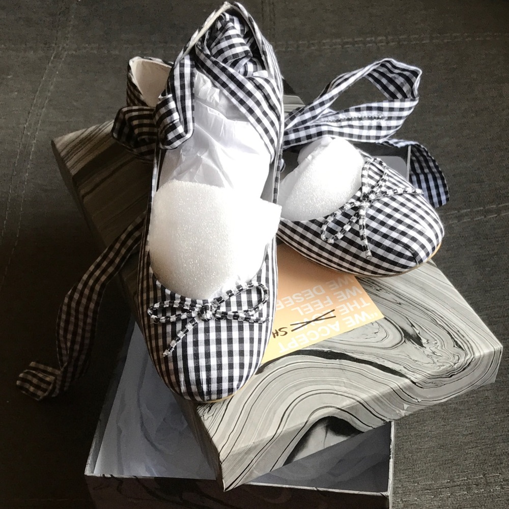 Jeffrey Campbell Sarine Tie Ballet Flats